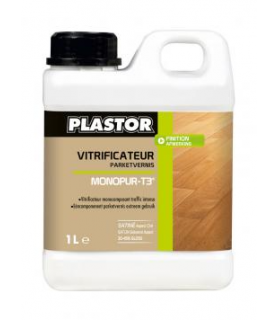 Vitrificateur parquet Plastor PRIMO T2 (5L) : Vitrificateur polyuréthane  monocomposant incolore pour utilisation résidentielle intense